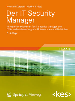 cover image of Der IT Security Manager